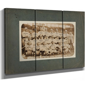 Boston Red Sox With Rookie Babe Ruth — Framed Wall Art Room View | Bella Frye