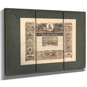 Dedicated to the Survivors of the Lost Cause Stonewall Jackson His Life in P — Framed Wall Art Room View | Bella Frye