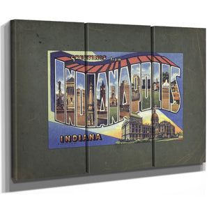Indiana Indianapolis — Framed Wall Art Room View | Bella Frye