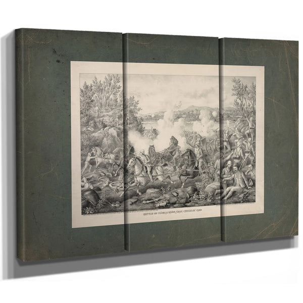 Battle of Tugela River Near Cheveley Camp 19th Century — Framed Wall Art Room View | Bella Frye