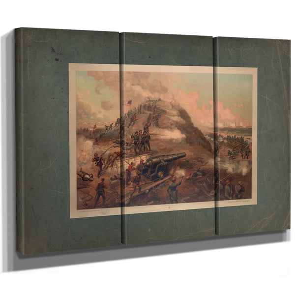 Capture of Fort Fisher 1887 — Framed Wall Art Room View | Bella Frye