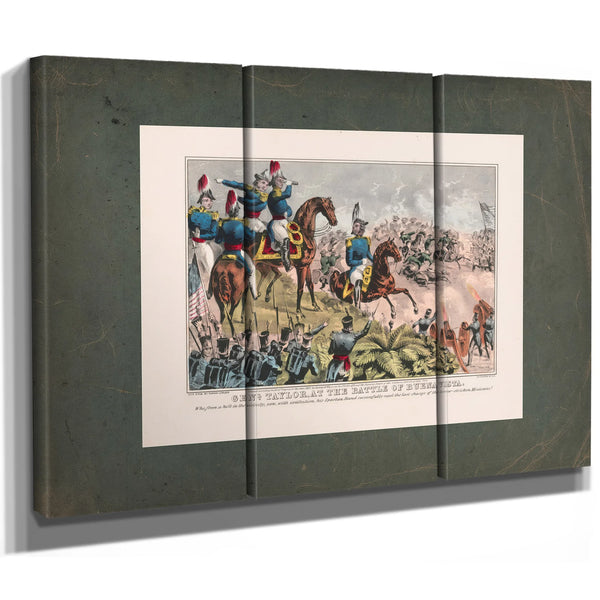 General Taylor at the Battle of Buena Vista 1847 — Framed Wall Art Room View | Bella Frye