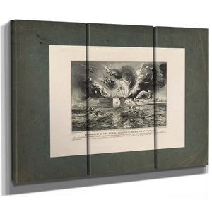 Bombardment of Fort Pulaski Cockspur Island Geo 1th 11th of April 1862 186 — Framed Wall Art Room View | Bella Frye