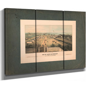 Fort Mchenry Baltimore Md 1861 — Framed Wall Art Room View | Bella Frye