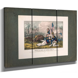 Death of Lieut Col Henry Clay Jr of the Second Regiment Kewntucky Volunteers — Framed Wall Art Room View | Bella Frye