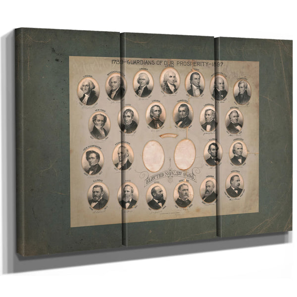 1789 1897 Guardians of Our Prosperity 1896 — Framed Wall Art Room View | Bella Frye