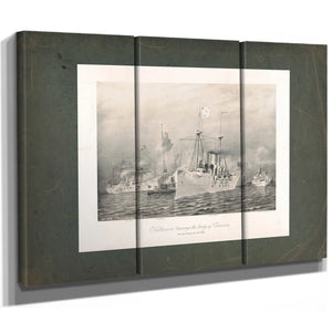 Baltimore Bearing the Body of Ericsson New York Harbor Aug 3th 189 1891 — Framed Wall Art Room View | Bella Frye