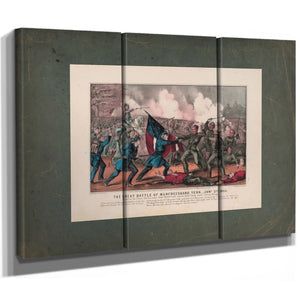 Great Battle of Murfreesboro Tenn Jan 2nd 1863 Between the Union Forces Unde — Framed Wall Art Room View | Bella Frye