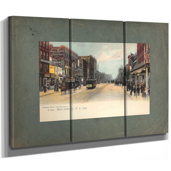 Harlems Gilded Promenade a Vanished Thoroughfare — Framed Wall Art Room View | Bella Frye