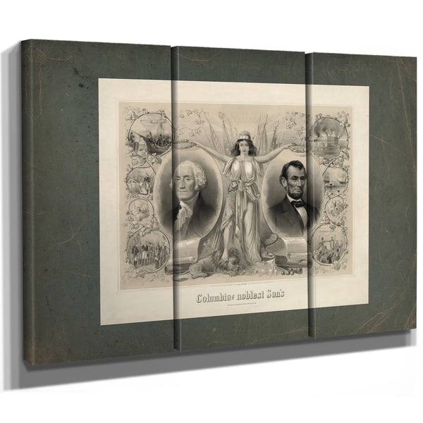 Columbias Noblest Sons 1865 — Framed Wall Art Room View | Bella Frye