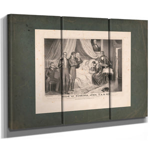 Death of Death of Harrison April 4 1841 1841 — Framed Wall Art Room View | Bella Frye