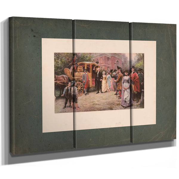 General Washington at Christ Church Easter Morning 1795 199 — Framed Wall Art Room View | Bella Frye