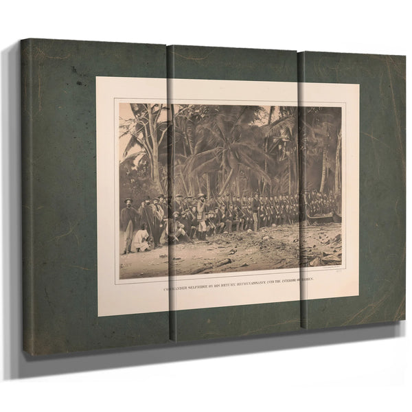 Commander Selfridge on His Return Reconnaissance Into the Interior of Darien — Framed Wall Art Room View | Bella Frye