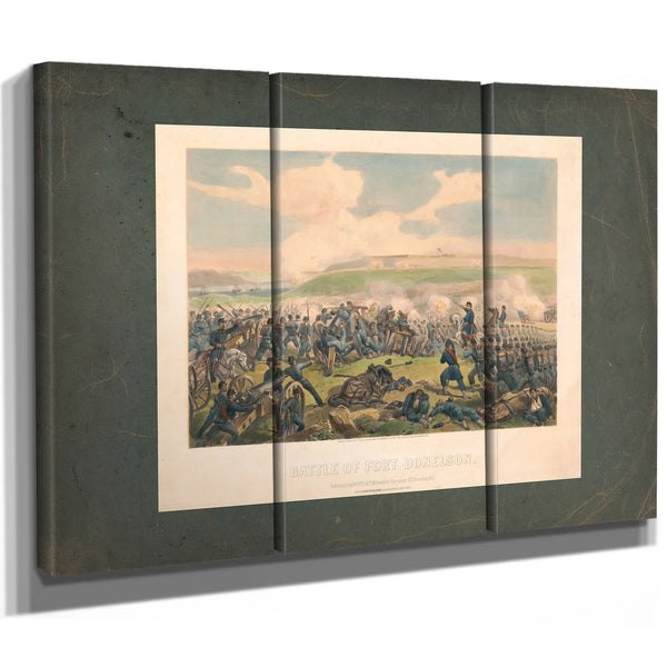 Battle of Fort Donelson 19th Century — Framed Wall Art Room View | Bella Frye