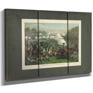Battle of Opequan or Winchester Vasept 19 1864union_ Gen Sheridan Conf Gen E — Framed Wall Art Room View | Bella Frye