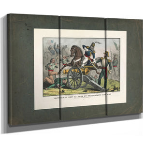 Capture of Genl La Vega by the Gallant Capt May at the Battle of Resaca De L — Framed Wall Art Room View | Bella Frye
