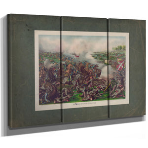 Battle of Five Forks Vacharge of General Sheridan April 1st 1865 1886 — Framed Wall Art Room View | Bella Frye