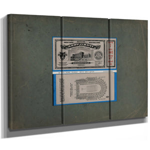 Ticket to the 1926 Army Navy Game 2 — Framed Wall Art Room View | Bella Frye