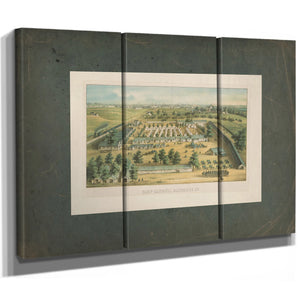 Camp Carroll Baltimore Md 1862 — Framed Wall Art Room View | Bella Frye