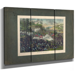 Battle of Chickamaugasept 19 2 1863federal Gen Rosecrans Com Confederate G — Framed Wall Art Room View | Bella Frye