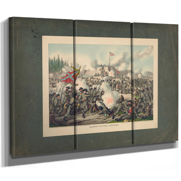 Assault on Fort Sanders 1891 — Framed Wall Art Room View | Bella Frye