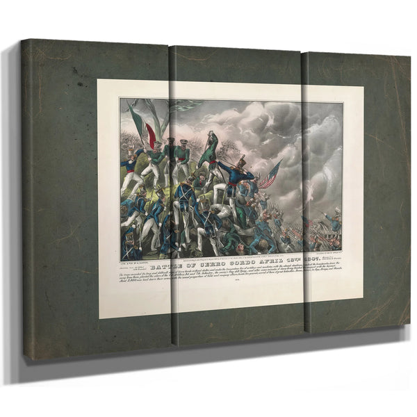 Battle of Cerro Cordo April 18th 1847 1847 — Framed Wall Art Room View | Bella Frye