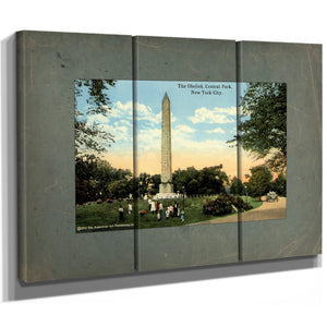 Cleopatras Needle the Egyptian Enigma in the American Garden — Framed Wall Art Room View | Bella Frye
