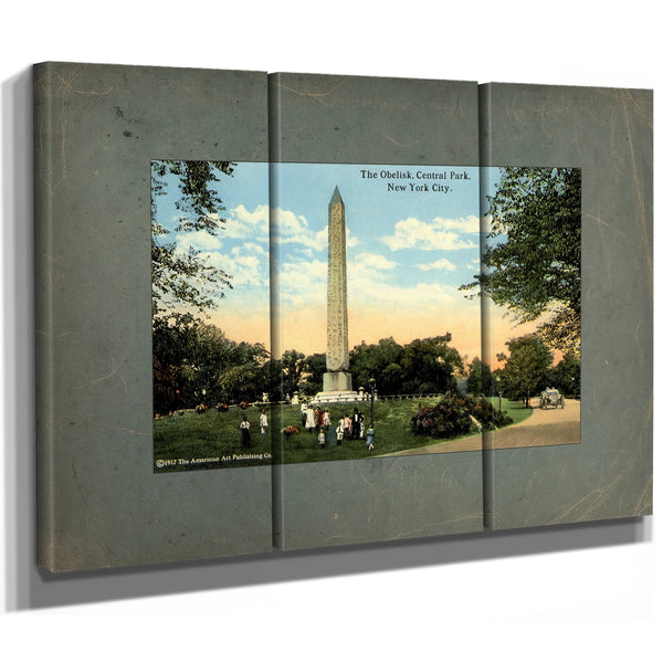 Cleopatras Needle the Egyptian Enigma in the American Garden — Framed Wall Art Room View | Bella Frye