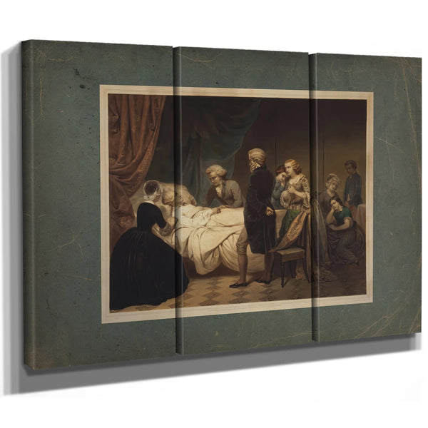 Life of George Washington the Christian Death 1853 — Framed Wall Art Room View | Bella Frye