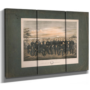 Lee and His Generals 194 — Framed Wall Art Room View | Bella Frye