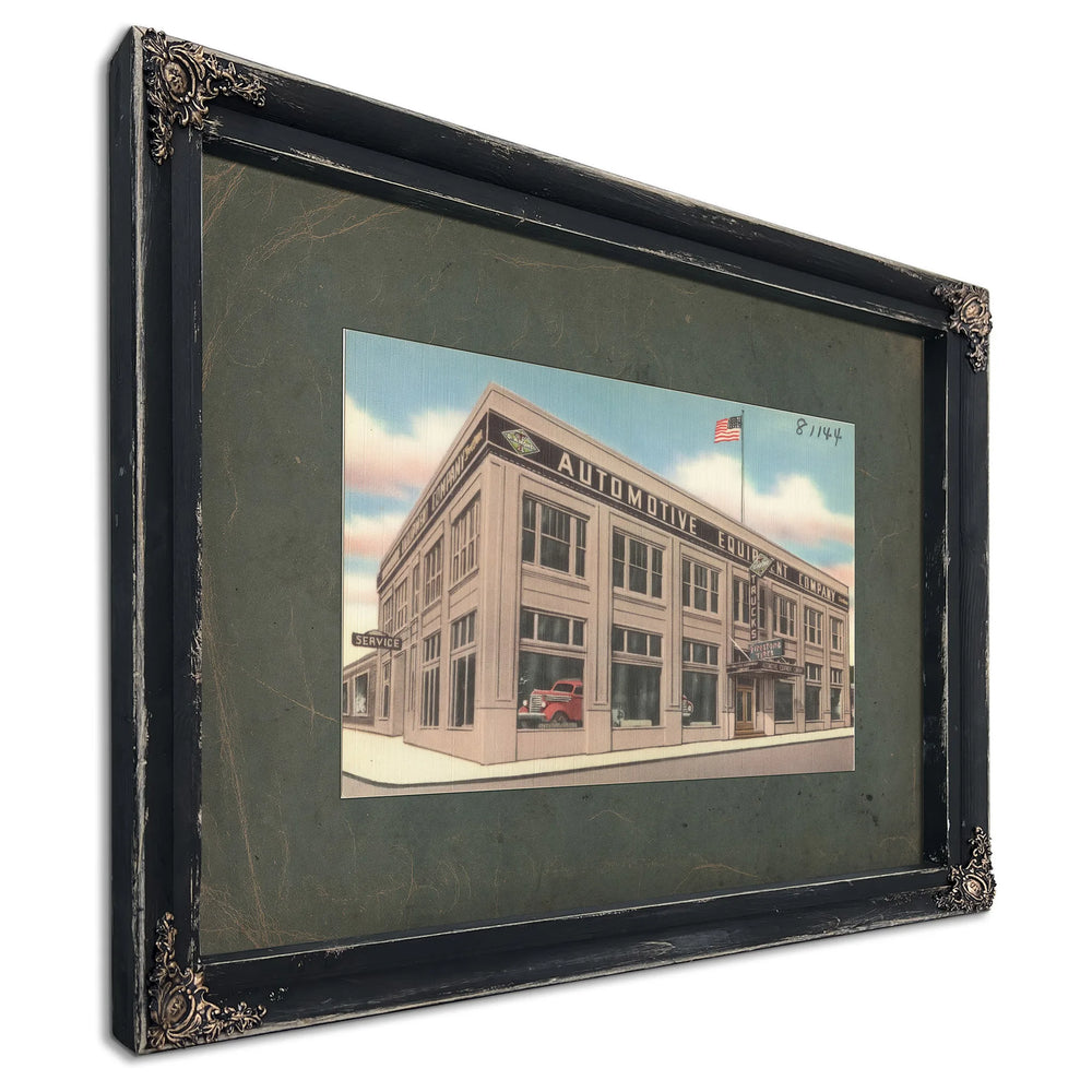 Automotive Equipment Company, Ebony frame — vintage framed wall art by Bella Frye