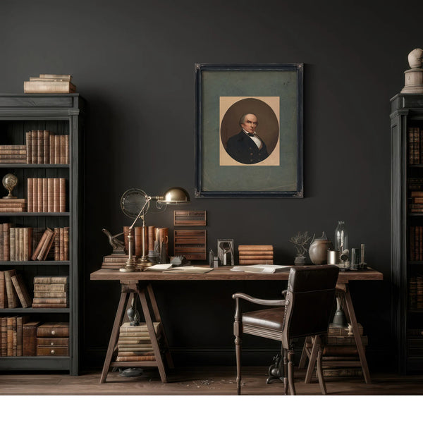 Daniel Webster 1865 — Framed Wall Art Room View | Bella Frye
