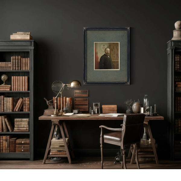 The Late President James a Garfield 1881 — Framed Wall Art Room View | Bella Frye