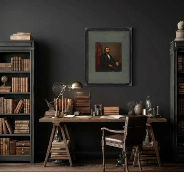 Abraham Lincoln 19th Century — Framed Wall Art Room View | Bella Frye
