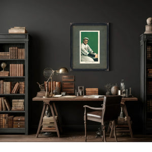 Mike Donlin New York Giants Baseball Card Portrait 2 — Framed Wall Art Room View | Bella Frye