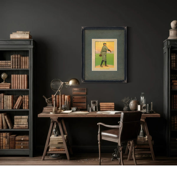 Cy Young Cleveland Naps Baseball Card Portrait 5 — Framed Wall Art Room View | Bella Frye