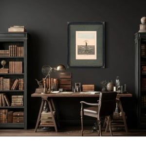 New York Bartholdi Statue of Liberty Erected on Bedloes Island in New York Harbor 1885 — Framed Wall Art Room View | Bella Fr