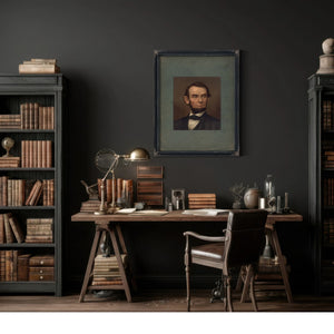 Abraham Lincoln 1877 1 — Framed Wall Art Room View | Bella Frye