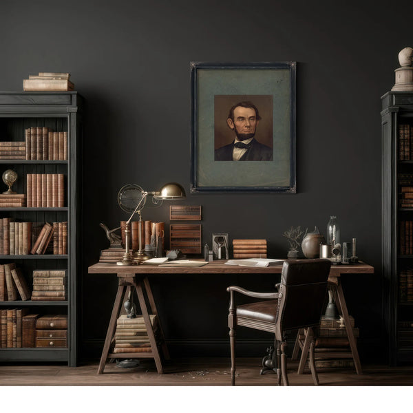Abraham Lincoln 1877 1 — Framed Wall Art Room View | Bella Frye