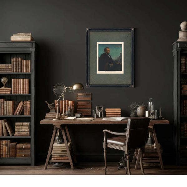 Abraham Lincoln 1921 — Framed Wall Art Room View | Bella Frye