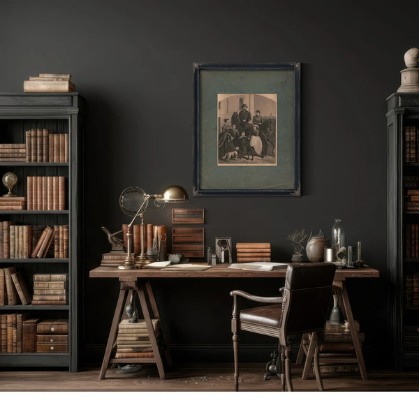 General Grant His Family 1868 — Framed Wall Art Room View | Bella Frye