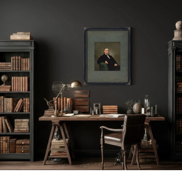 Henry Ward Beecher 19th Century — Framed Wall Art Room View | Bella Frye