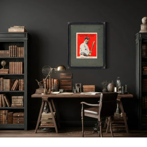 Cracker Jack Ty Cobb — Framed Wall Art Room View | Bella Frye