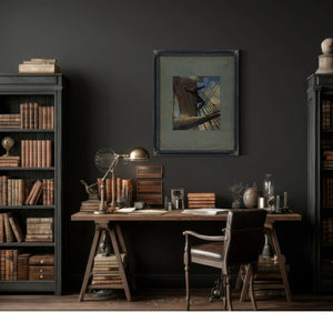 Lashed to the Shroudsfarragut Passing the Forts at Mobile in His Flagship Hartford 1864 187 — Framed Wall Art Room View | Bel