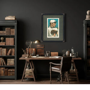 Walter Johnson Washington Nationals Baseball Card Portrait 7 — Framed Wall Art Room View | Bella Frye