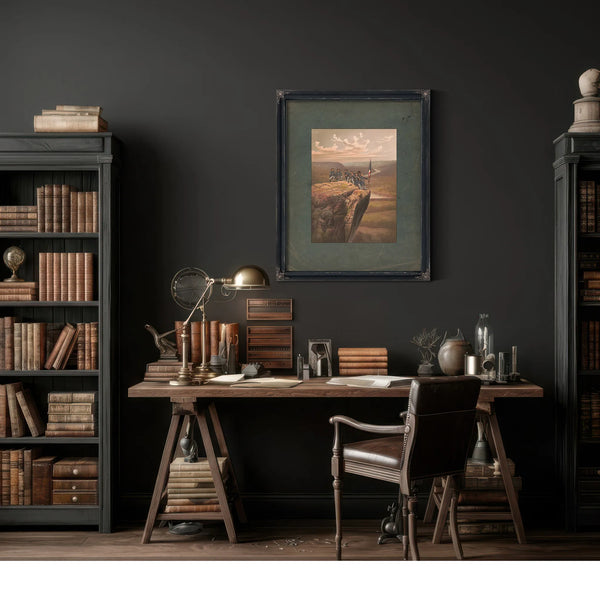 Union Soldiers at Point Lookout Tennessee 1863 188 1 — Framed Wall Art Room View | Bella Frye