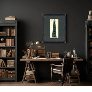 The Cumberland Island Beacon a Tower Lost to Time — Framed Wall Art Room View | Bella Frye