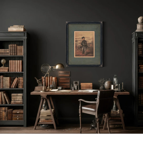 Union Drummer Boy John Clem at Point Lookout Tennessee 1863 188 — Framed Wall Art Room View | Bella Frye