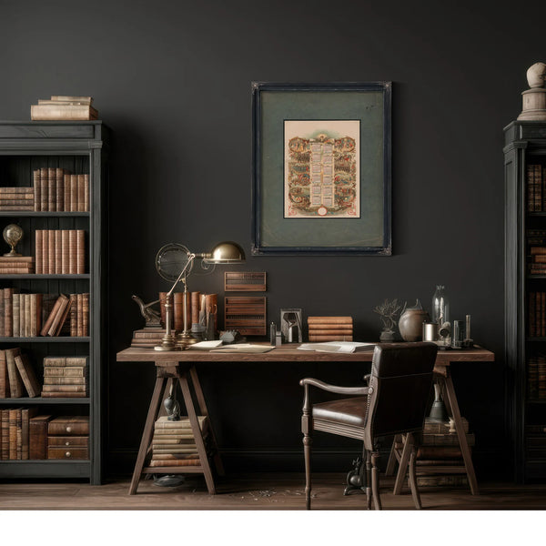 1893 — Framed Wall Art Room View | Bella Frye