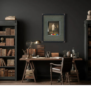 Babe Ruth Full Length Portrait Standing Facing Slightly Left in Baseball Uniform 1 — Framed Wall Art Room View | Bella Frye